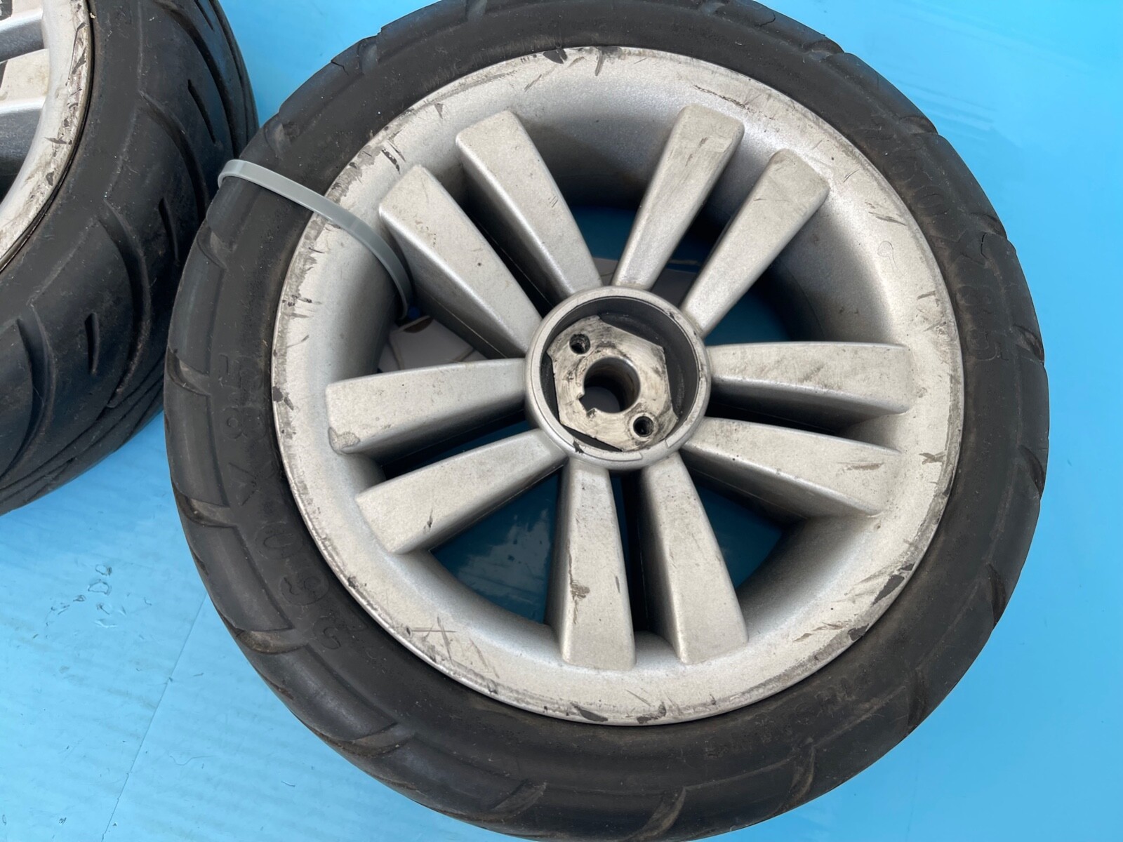 Pair of Shoprider Valencia 4mph Mobility Scooter Rear Wheels & Solid