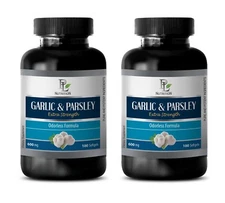 antioxidantes - GARLIC AND PARSLEY (ODORLESS) 2B - organic garlic capsules