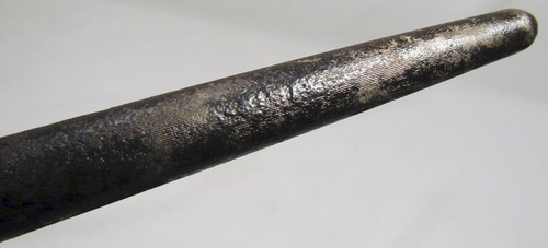 Antique LEE'S USA Black Stag Antler Handle Sharpening Steel Honing Rod 31.7 cm - Bild 11 von 11