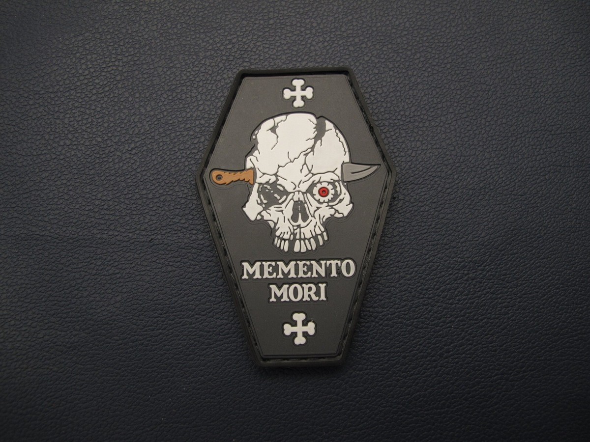 Patch Memento Mori In Pvc - Teschio E Rosa - Italia Militare - Foto 11