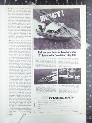 1967 ADVERTISING for Stanray Corp Traveler 17 Saturn 14 Comet boat 1966 1968
