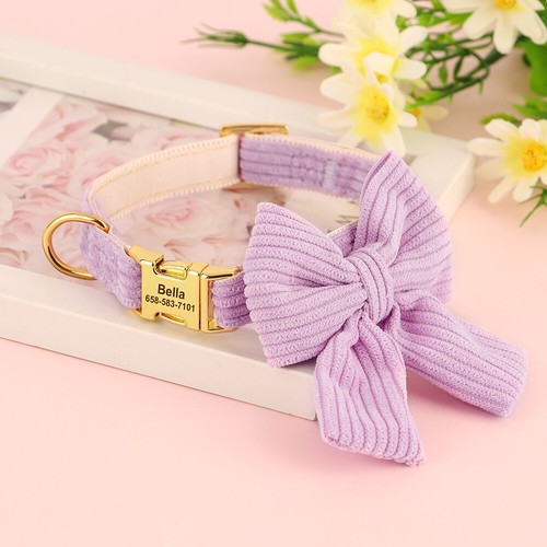 Cute Velvet Small Dog Pet Harness/Collar/Lead Leash Puppy Vest Chihuahua Yorkie - Picture 96 of 109