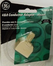 1 GE 4  8 Conductor Adaptor Provide One 4 Connector  One 8 Connector Jack Alm