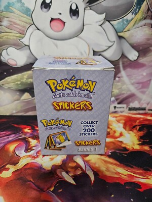 Choose your 1999 Pokemon Base and PRIZM Stickers Series 1 PACK FRESH