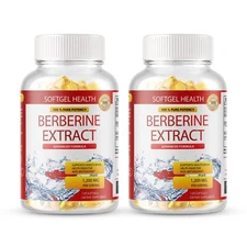 240 Berberine HCl 1200mg High Potency Berberine Supplement Blood Sugar Support