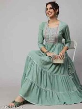 Pakistani Embroidered anarkali gown Classical design for every occasion party