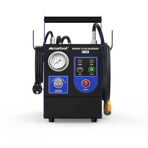 Electric Brake Fluid Bleeder Brake Pressure Bleeder Bleeding Kit Oil Exchanger - Bild 13 von 17