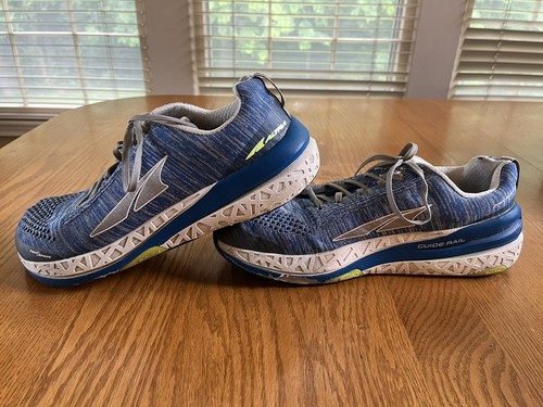 Altra Herren Paradigm 4 Stabilität Laufschuhe Größe 11,5 M blau grün grau