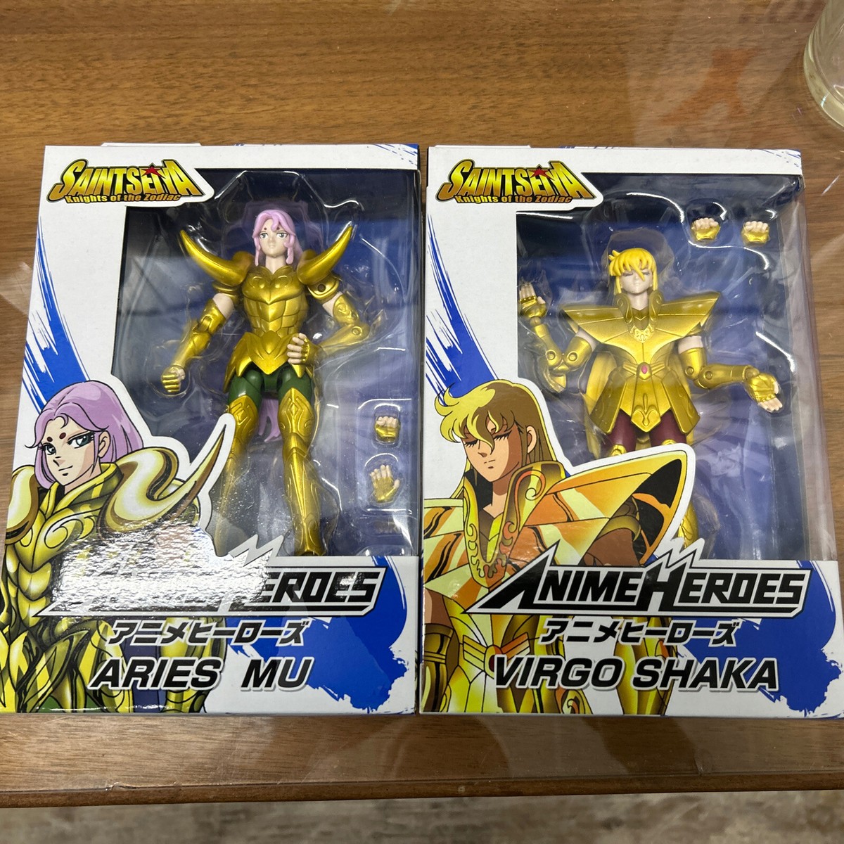 2 Saint Seiya Knights of the Zodiac Aries Mu & Virgo Shaka Anime