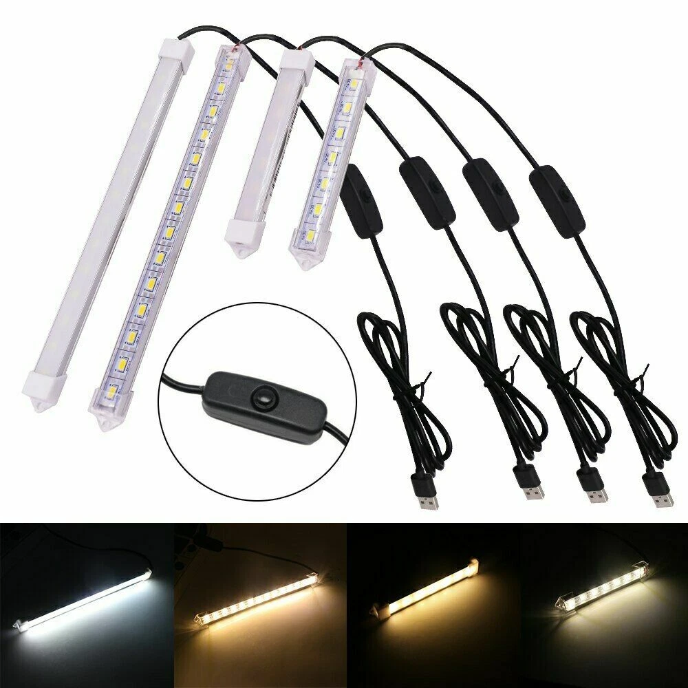 DC 5V LED Light USB Powered Rigid 10cm 20cm 50cm 5630 LED Strip | eBay