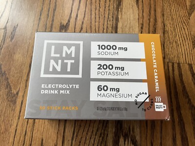 LMNT Electrolyte Drink Mix Pack of 30 Sticks Sugar-Free Keto Paleo Best By 11-25