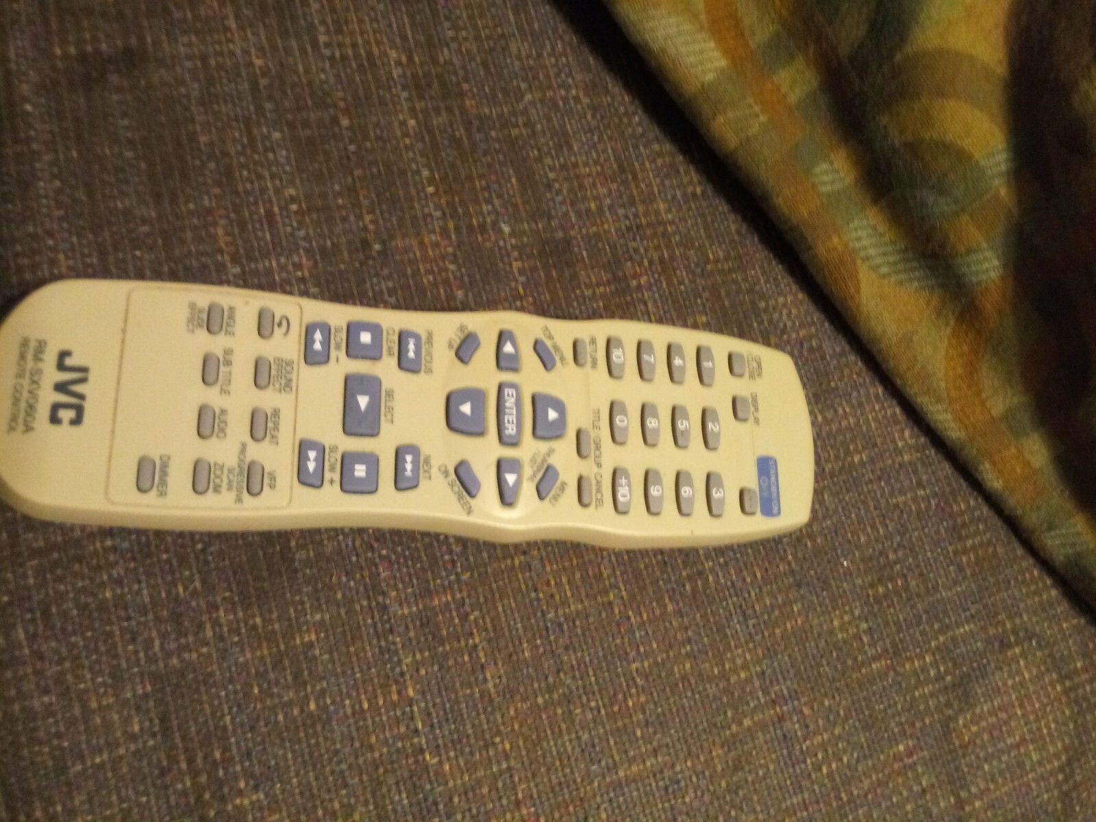 Original Genuine JVC RM-SXV060A Remote Control Sold As Is Untested