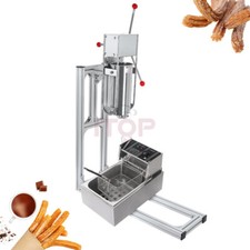Manuelle 5L Churros Maker kommerzielle mit 6L Fritteuse