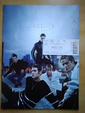 Westlife Tour 2001 Programme & Ticket Wembley