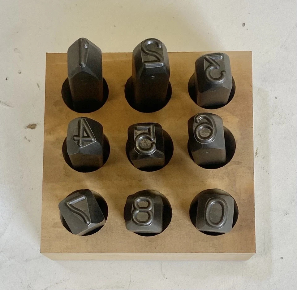 CH Hanson Steel Punches 1/2” Round Face - Image 3 of 4