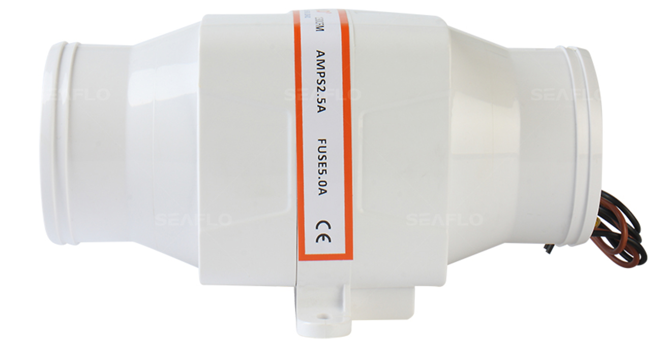 NEW 3" 12V INLINE BLOWER Fan Vent Replace 120CFM 12 volts v Shurflo