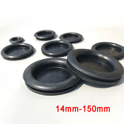 #ad Blanking Rubber Grommets Closed Blind Grommet Plugs Bung 14mm 150mm Black $98.99