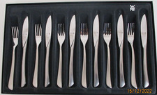 WMF VIRGINIA VORSPEISE-/ DESSERTBESTECK PROTECT 12-TEILIG EDELSTAHL TEILMATTIERT