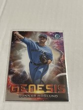 2021 Bowman Chrome Draft Gunnar Hoglund Genesis Insert Blue Jays