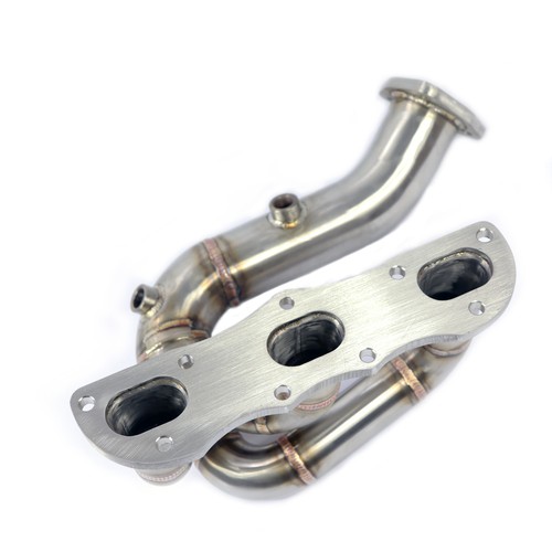 ACTUALIZACIÓN COLECTOR DE COMPARTIMENTO DE PRIMERA CALIDAD ACERO INOXIDABLE SIN GATO PARA PORSCHE BOXSTER 987 - Imagen 4 de 5