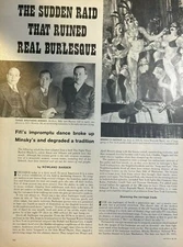 1960 Burlesque Acting FIFI Raid illustrated