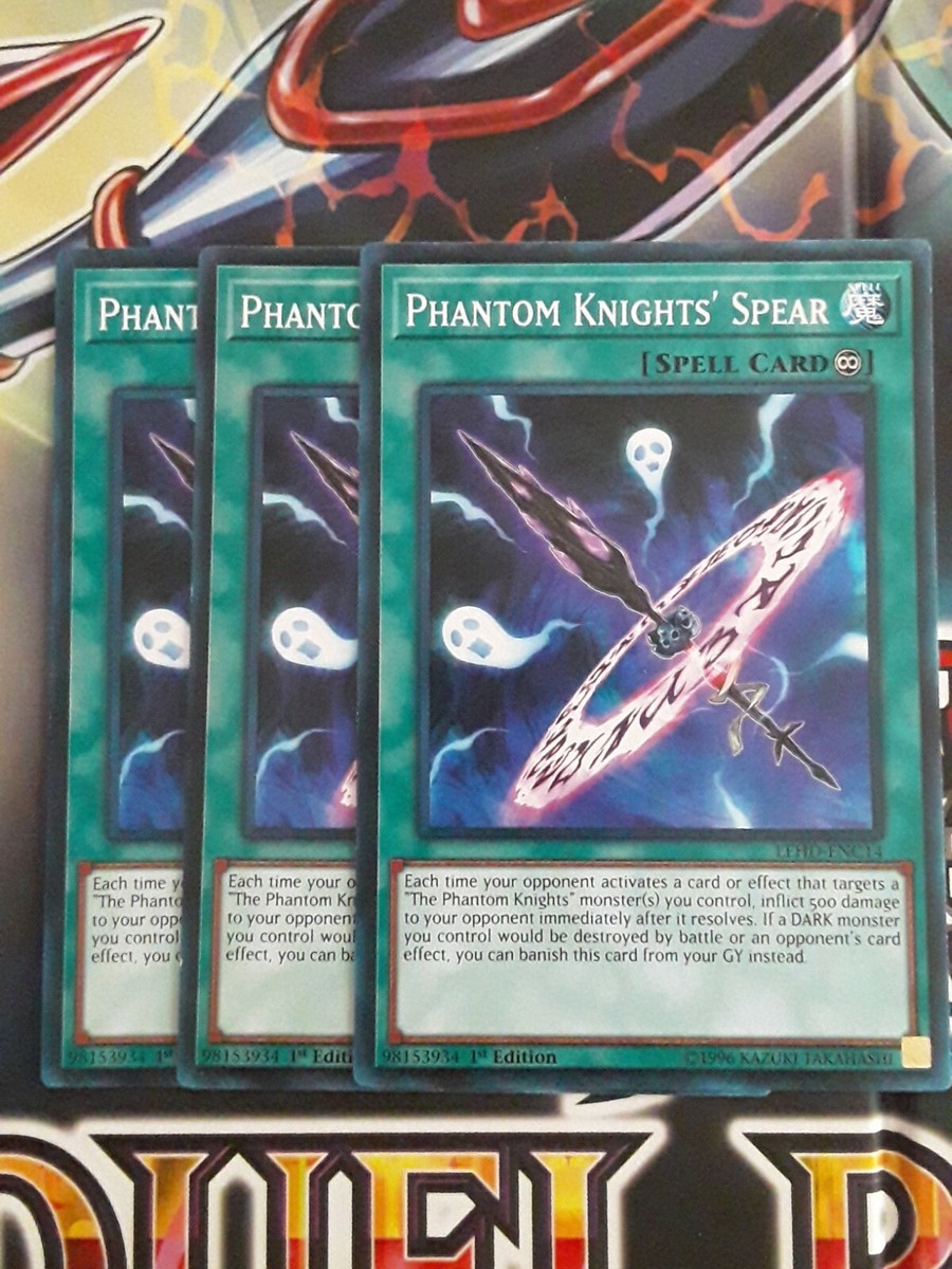 Yu-Gi-Oh! Phantom Knights‘ Spear Karte – LEHD-ENC14, Common, 1. Auflage
