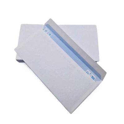 100 enveloppes DL 110 x 220 mm blanches - Photo 1/2