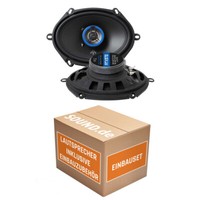Lautsprecher FüR Ford Escort Front TüR Boxen Autotek Oval Einbauset PKW