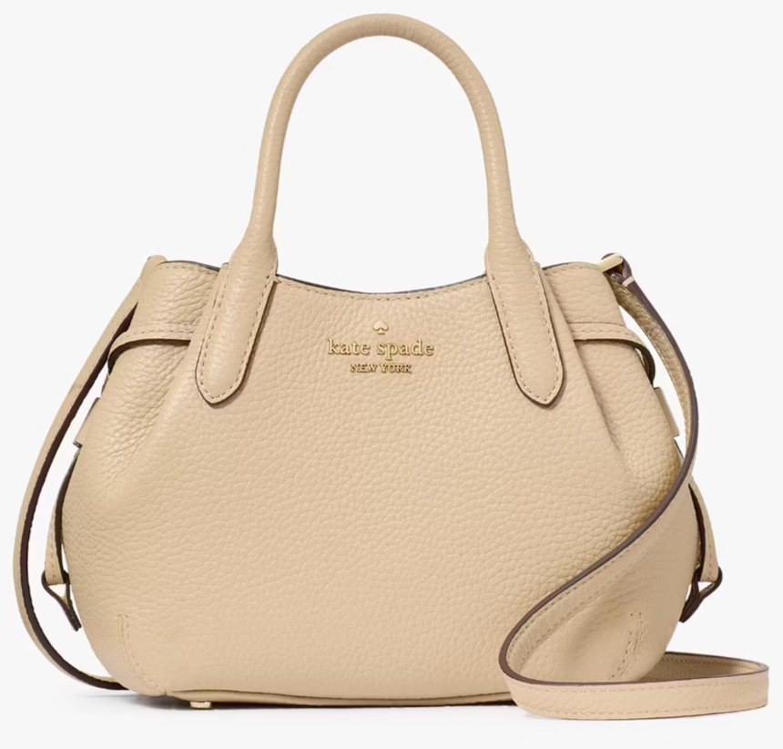 Kate Spade Dumpling Beige Leather Mini Satchel Bag KI859 NWT