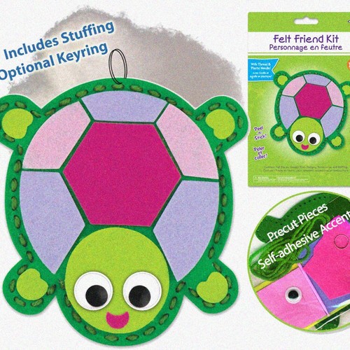 Tiny Tailors: My First Felt Animal Sewing Kit for Kids - Perfect Beginner Art Pr - 第 1/4 張圖片