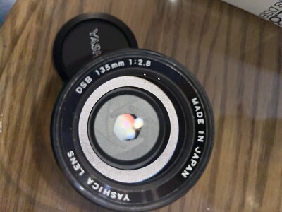 Objectif Yashica DSB 135mm F/2,8 – Monture Contax/Yashica – Très Bon état (Diaphragme Gommé, Mais Pour Pièces)