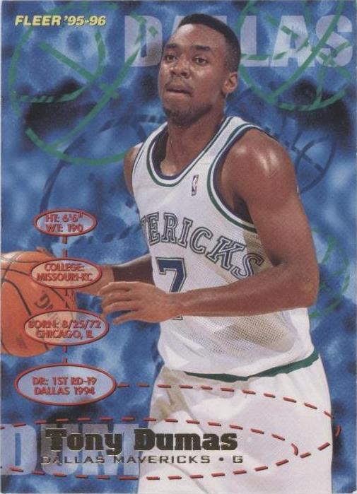 1995-96 Fleer - Tony Dumas #215 - 1 of 2