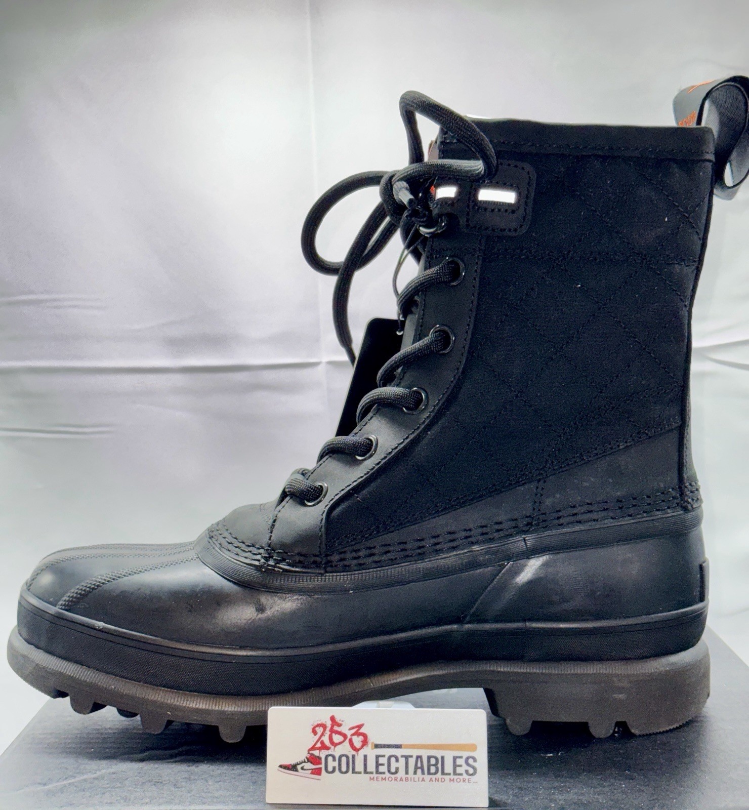 Sorel Caribou Rein WP x Concepts Men's Winter Boots, Size 9 Black image 2