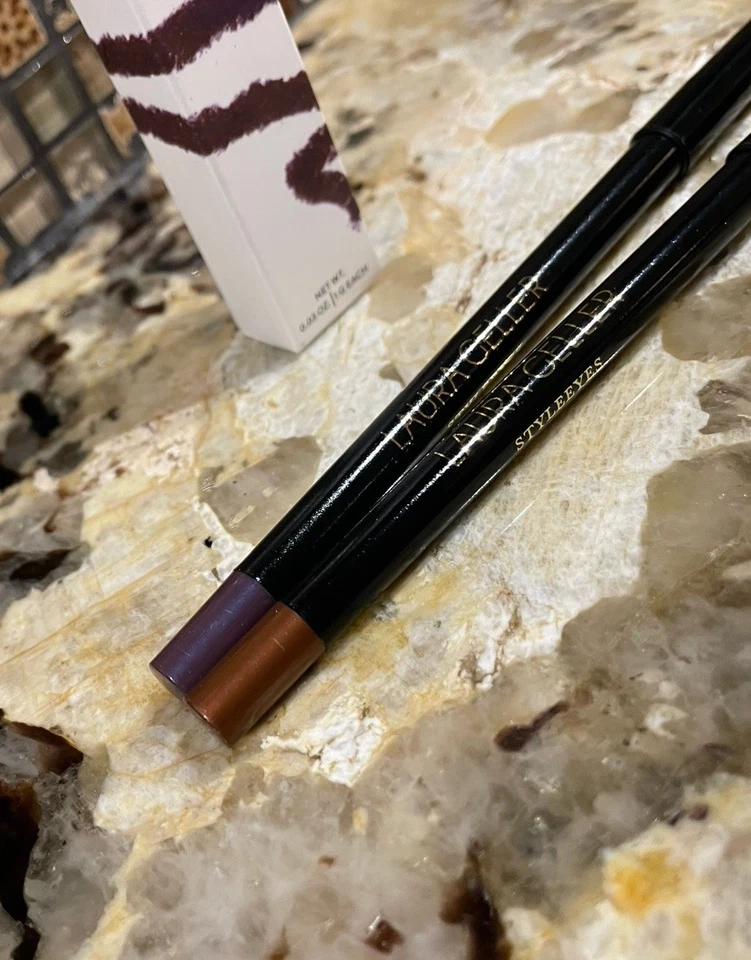 Dúo delineador de ojos estilo Laura Geller - ciruela real/cacao cálido 0,03 oz nuevo en caja Foto 4 de 4