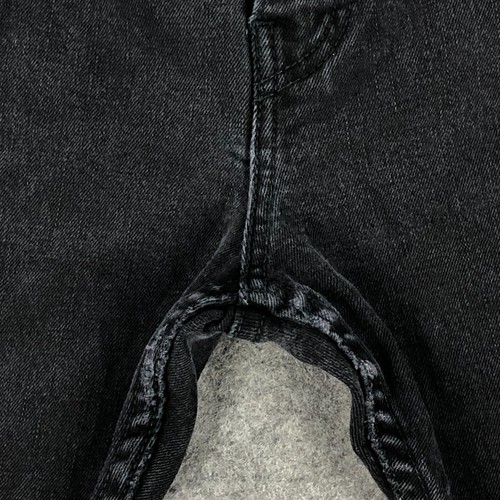 Levis 512 Jeans Mens 38x30 (Actual 38x28) Black Wash Denim Faded Wash Stretch - Picture 14 of 14
