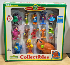1997 Tyco Preschool  30th Anniversary Sesame Street  Set of 13 PVC figures NIP