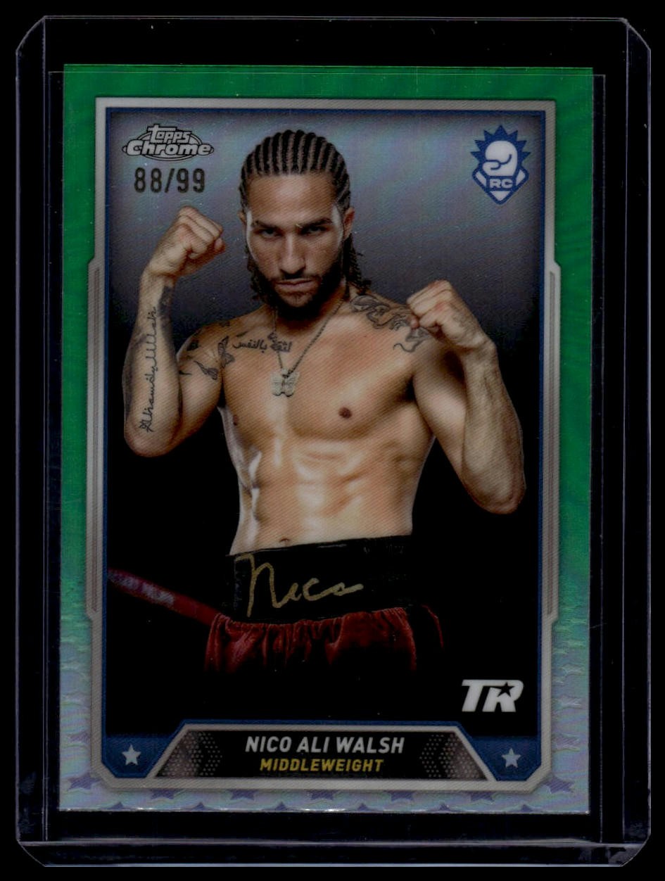 2024 Topps Chrome #6 Nico Ali Walsh Green Refractor 88/99