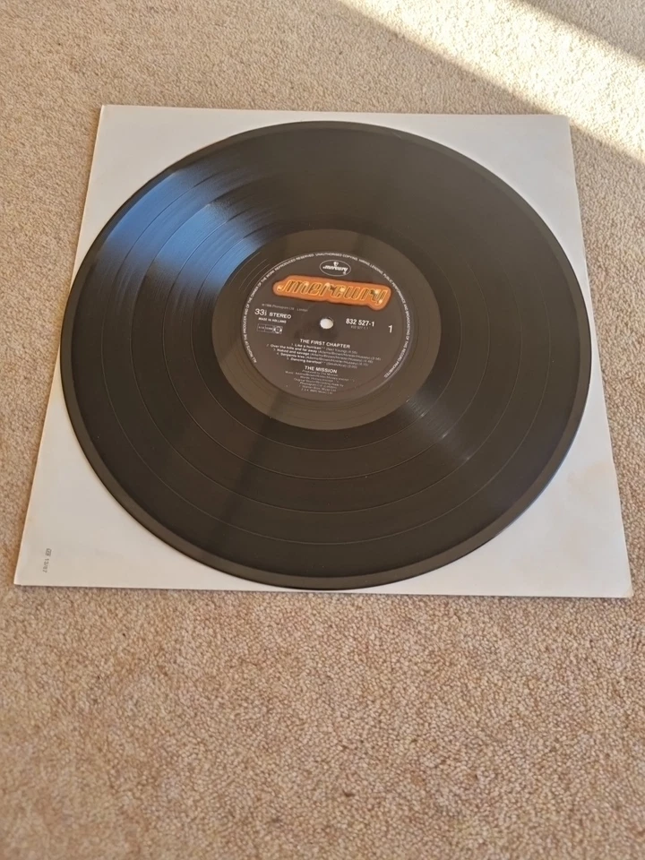 The Mission - The First Chapter Vinyl LP Mercury Records Netherlands 1987 - Image 3 of 4