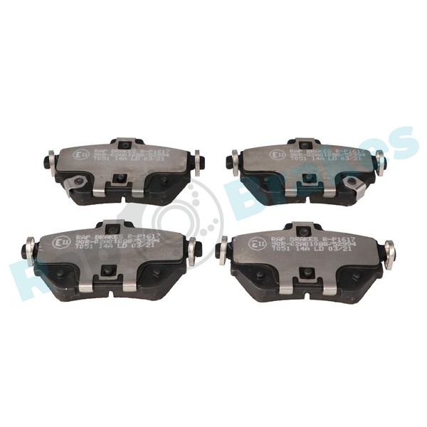 Bremsbelagsatz Scheibenbremse RAP Brakes R-P1617 FüR Toyota Corolla Yaris Cross-image