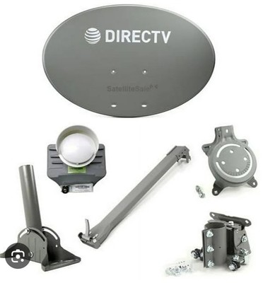 DIRECTV International channels satellite dish. Complete set. No receiver.