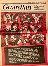 May 1970 The Guardian Independent Radical Weekly Newspaper - Socialism Labor etc