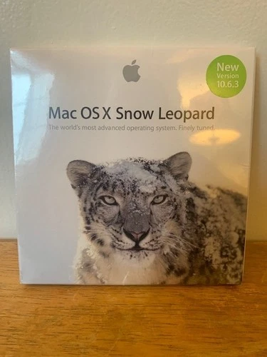 Apple X Snow Leopard 10.6.3 Retail License Only 1 User/s - Full Version for Mac MC573Z/A