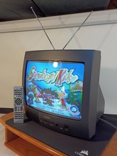 Samsung 13" CRT TV Retro Gaming w/remote Fully Tested CLEAN FAST SAFE SHIPPING