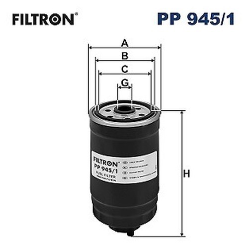 Filtron Pp 945/1 Kraftstofffilter FüR Chrysler-image