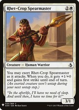 x1 Rhet-Crop Spearmaster - Mystery Booster - NM - MTG
