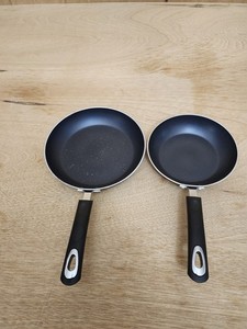 Frying Pan 2 Piece Induction Bottom 8", 9.5" Utopia Kitchen Nonstick