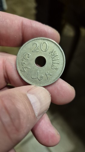 Palestine 20 Mils 1927