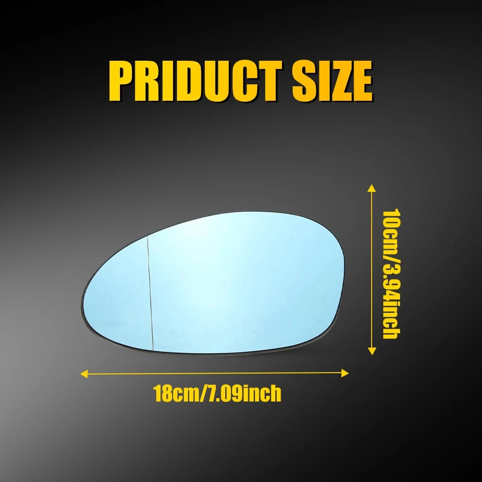 2 шт передних стеклянных зеркал с подогревом L&R для E81 BMW E88 E82 E87 E46 E90 E91 E92 E93 D - Изображение 3 из 4