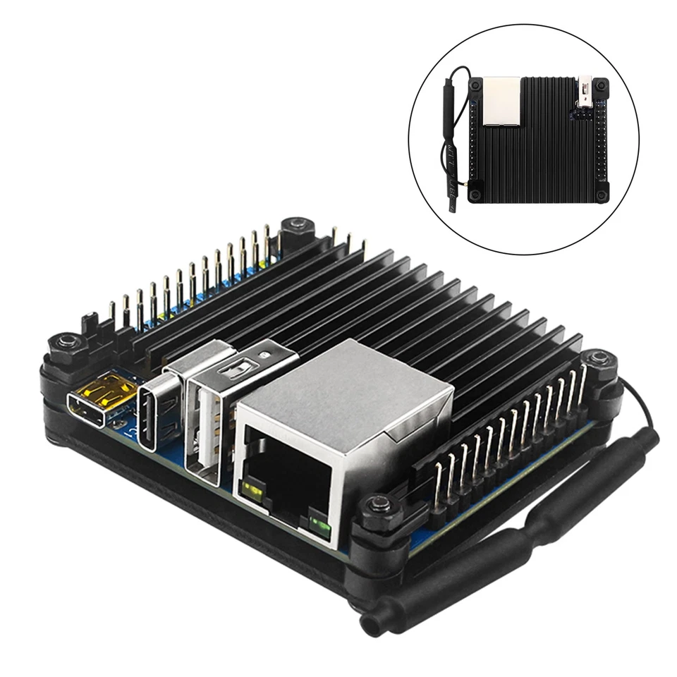 Orange Pi Zero 3 Alliage d'aluminium Coque Development Board Protective Cooling. - Immagine 3 di 4