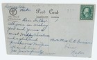 Antique Christmas Postcard Scenic Winter Landscape & Sentiment to Peru Nebraska — photo 2